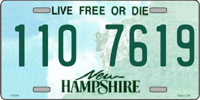 NH license plate 1107619