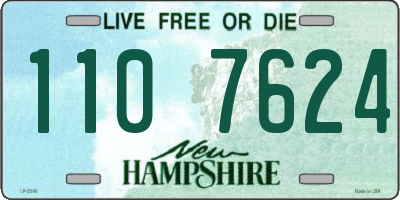 NH license plate 1107624
