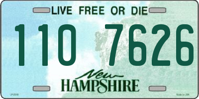 NH license plate 1107626