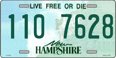 NH license plate 1107628