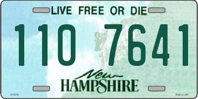NH license plate 1107641
