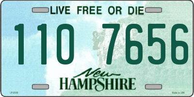 NH license plate 1107656