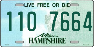 NH license plate 1107664