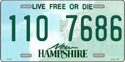 NH license plate 1107686