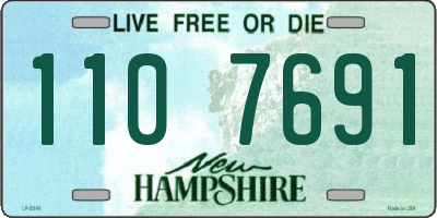 NH license plate 1107691