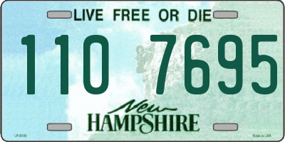 NH license plate 1107695