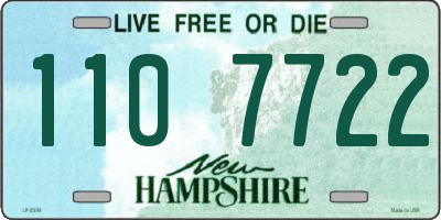 NH license plate 1107722