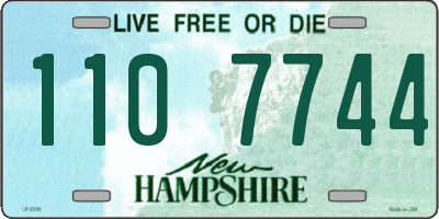 NH license plate 1107744