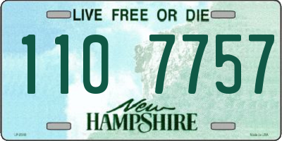 NH license plate 1107757