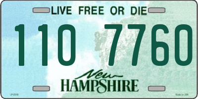 NH license plate 1107760