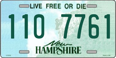 NH license plate 1107761