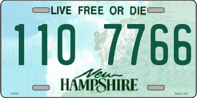 NH license plate 1107766