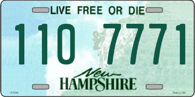 NH license plate 1107771