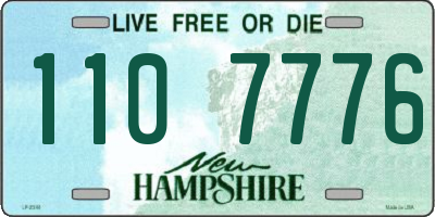 NH license plate 1107776