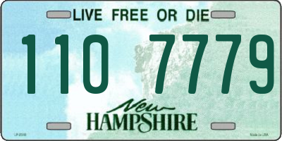 NH license plate 1107779