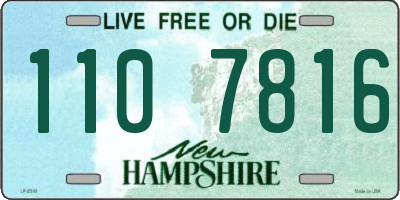 NH license plate 1107816