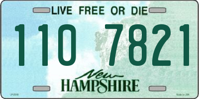 NH license plate 1107821