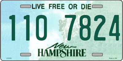 NH license plate 1107824