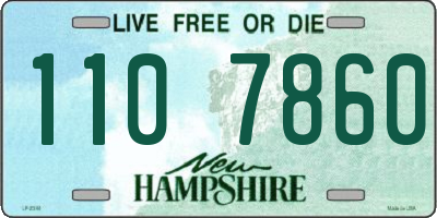 NH license plate 1107860