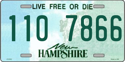NH license plate 1107866