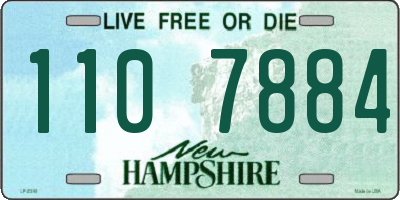 NH license plate 1107884