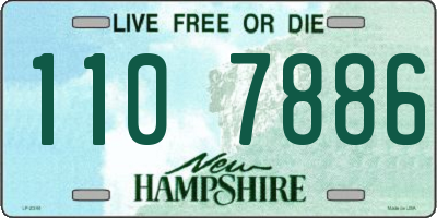 NH license plate 1107886