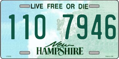 NH license plate 1107946