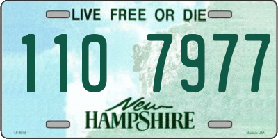 NH license plate 1107977