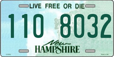 NH license plate 1108032
