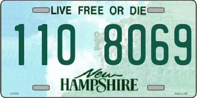 NH license plate 1108069