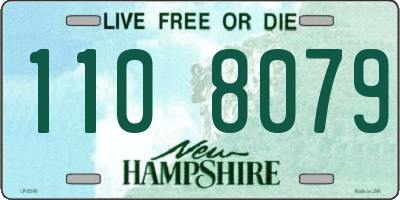 NH license plate 1108079