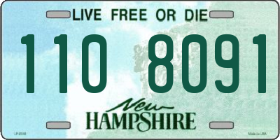 NH license plate 1108091