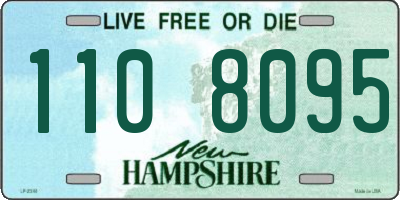 NH license plate 1108095