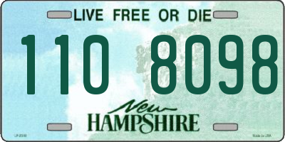 NH license plate 1108098