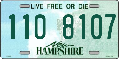 NH license plate 1108107