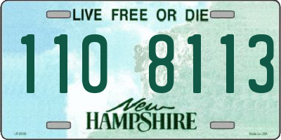 NH license plate 1108113