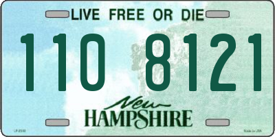NH license plate 1108121