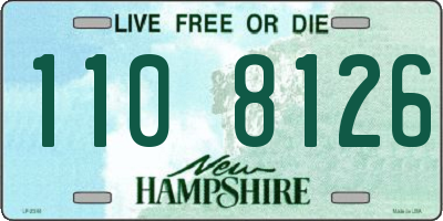 NH license plate 1108126