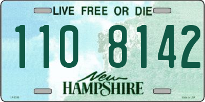 NH license plate 1108142