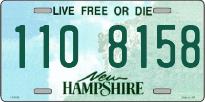 NH license plate 1108158