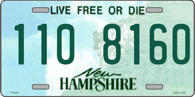 NH license plate 1108160