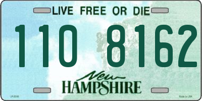 NH license plate 1108162