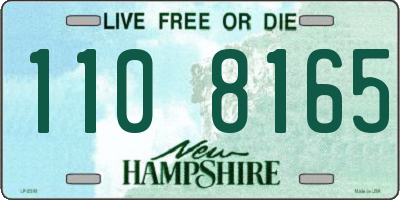 NH license plate 1108165