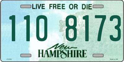 NH license plate 1108173