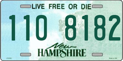 NH license plate 1108182