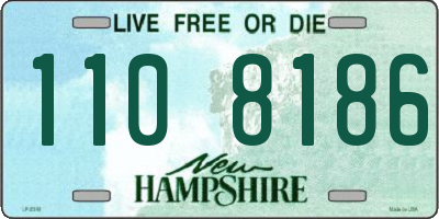 NH license plate 1108186