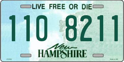 NH license plate 1108211