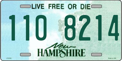 NH license plate 1108214