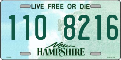 NH license plate 1108216