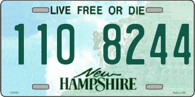 NH license plate 1108244